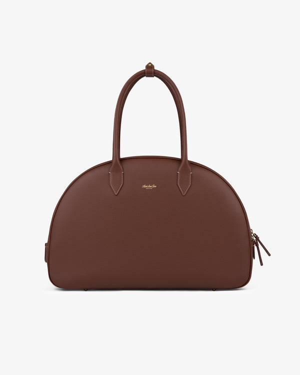 Full Grain Leather Crescent Shoulder Bag