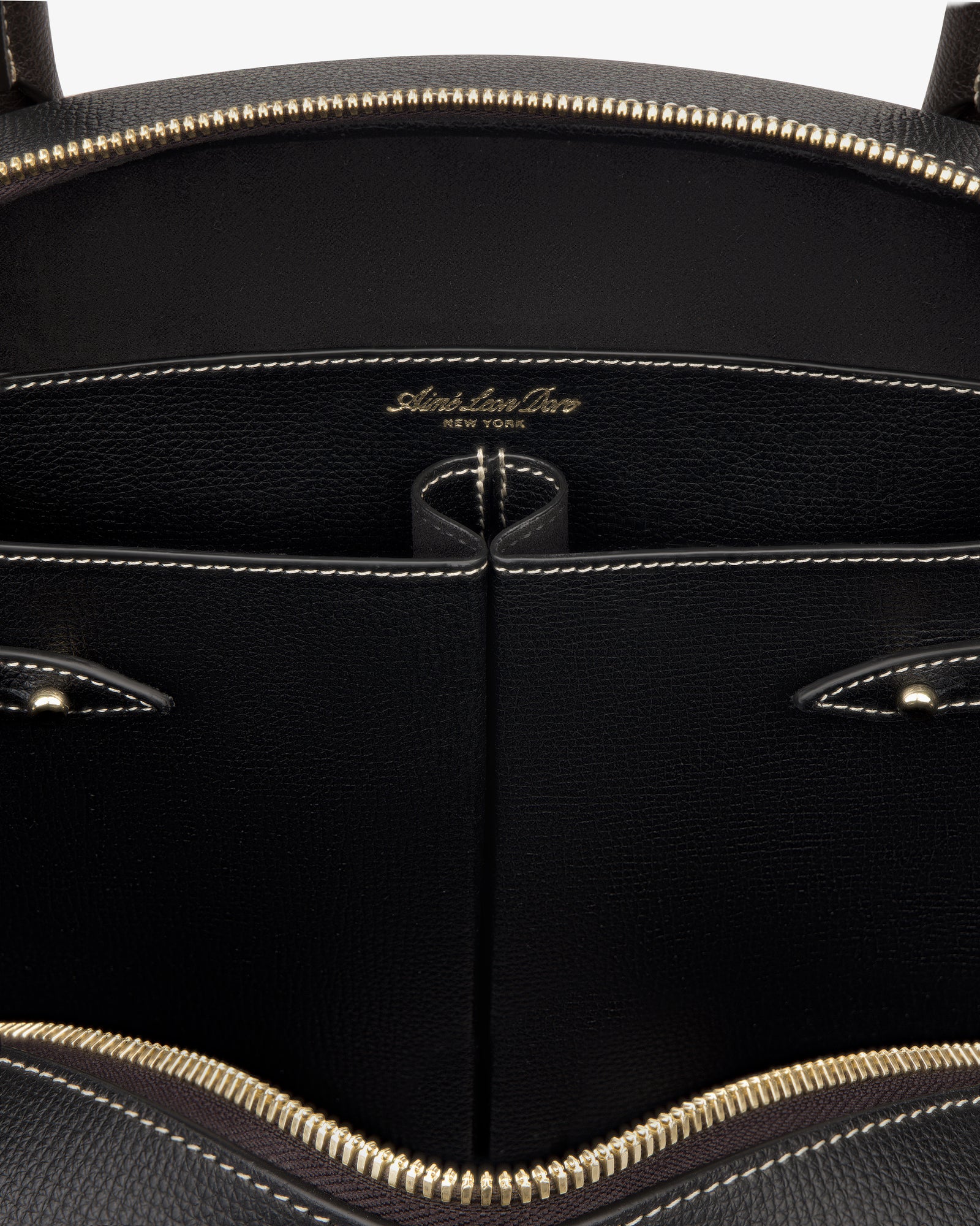Full Grain Leather Crescent Shoulder Bag