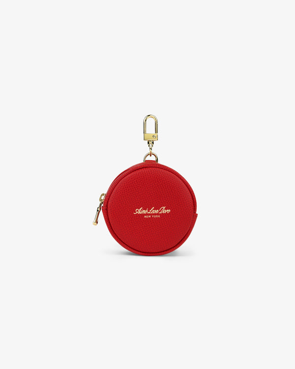 Full Grain Leather Keychain Pouch