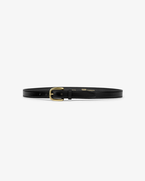 Saddle Stitch Leather Belt
