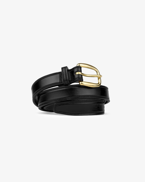 Saddle Stitch Leather Belt