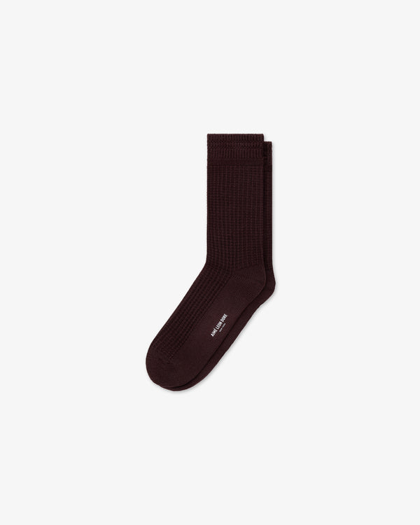 Waffle Knit Sock