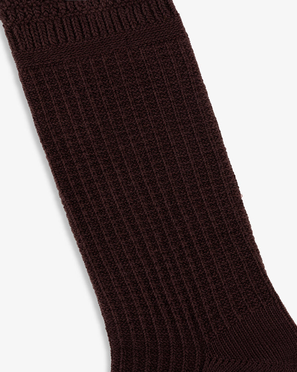Waffle Knit Sock