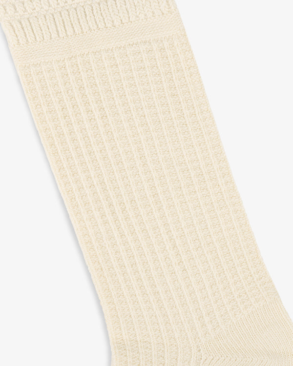 Waffle Knit Sock