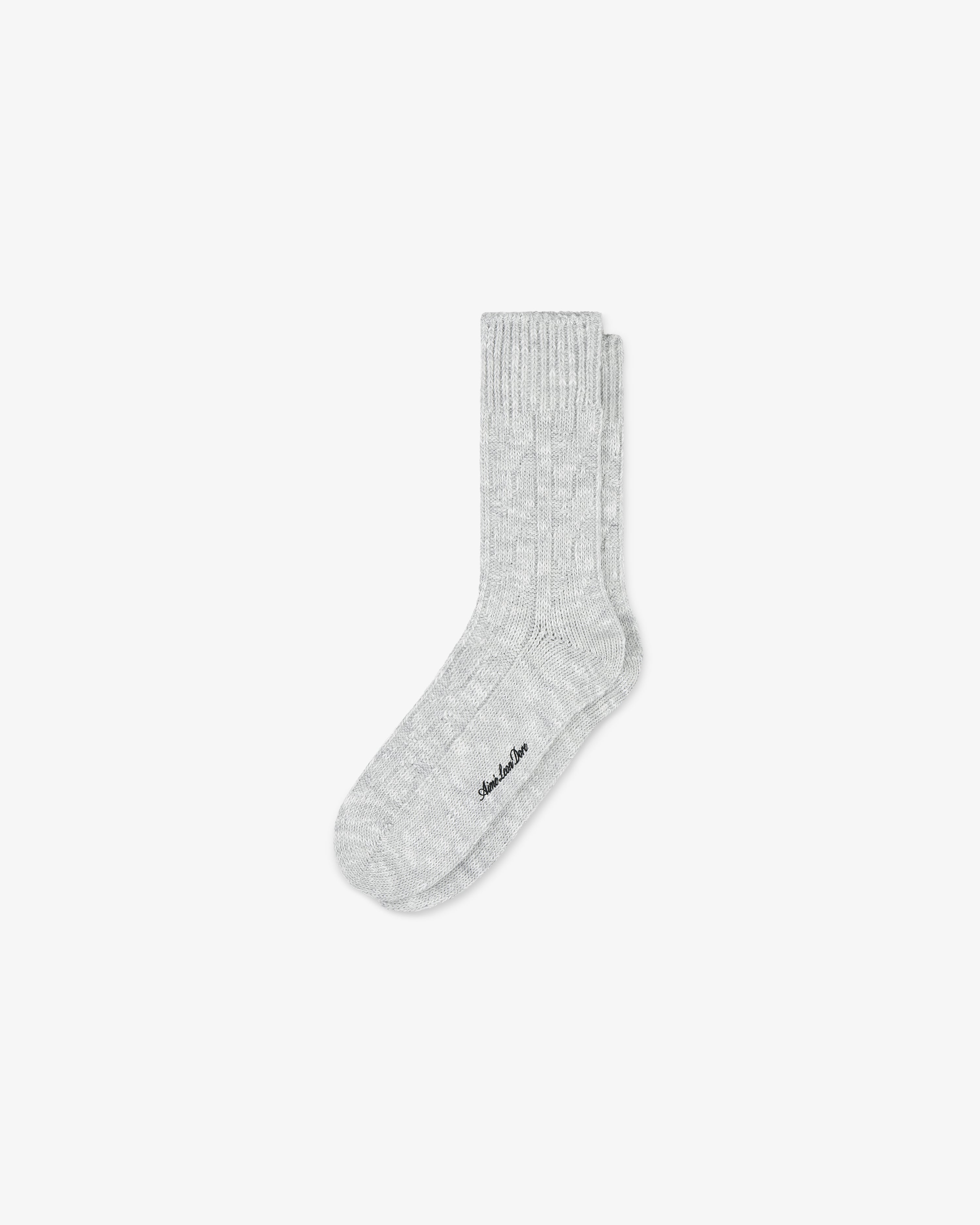 Cable Knit Hiking Sock