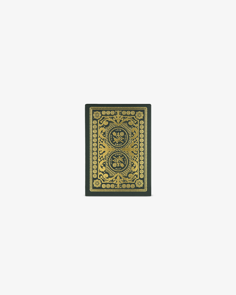 Mulberry Playing Card featuring an ornate gold and black back design, centered on a white background.