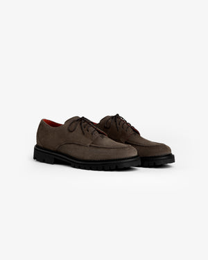 Suede Lug Sole Derby