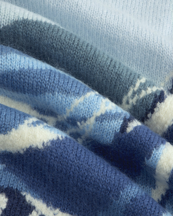 Seascape Intarsia Cardigan