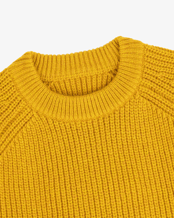 Heavyweight Shaker Stitch Crewneck