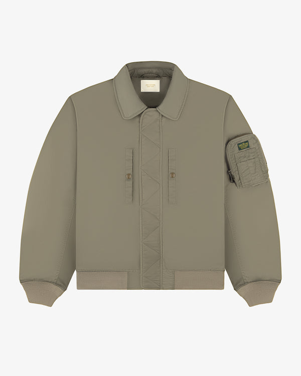 Satin Bomber Jacket