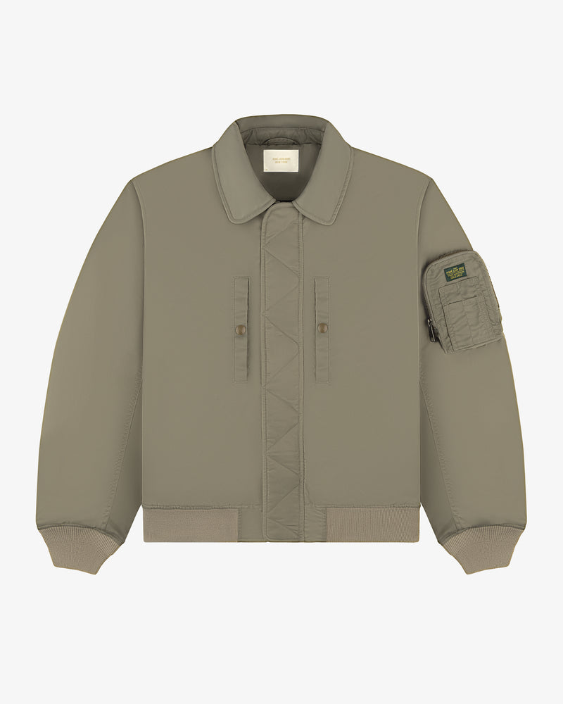 Satin Bomber Jacket