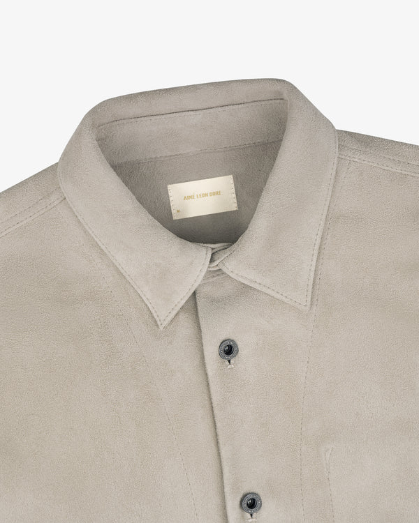 Suede   Overshirt