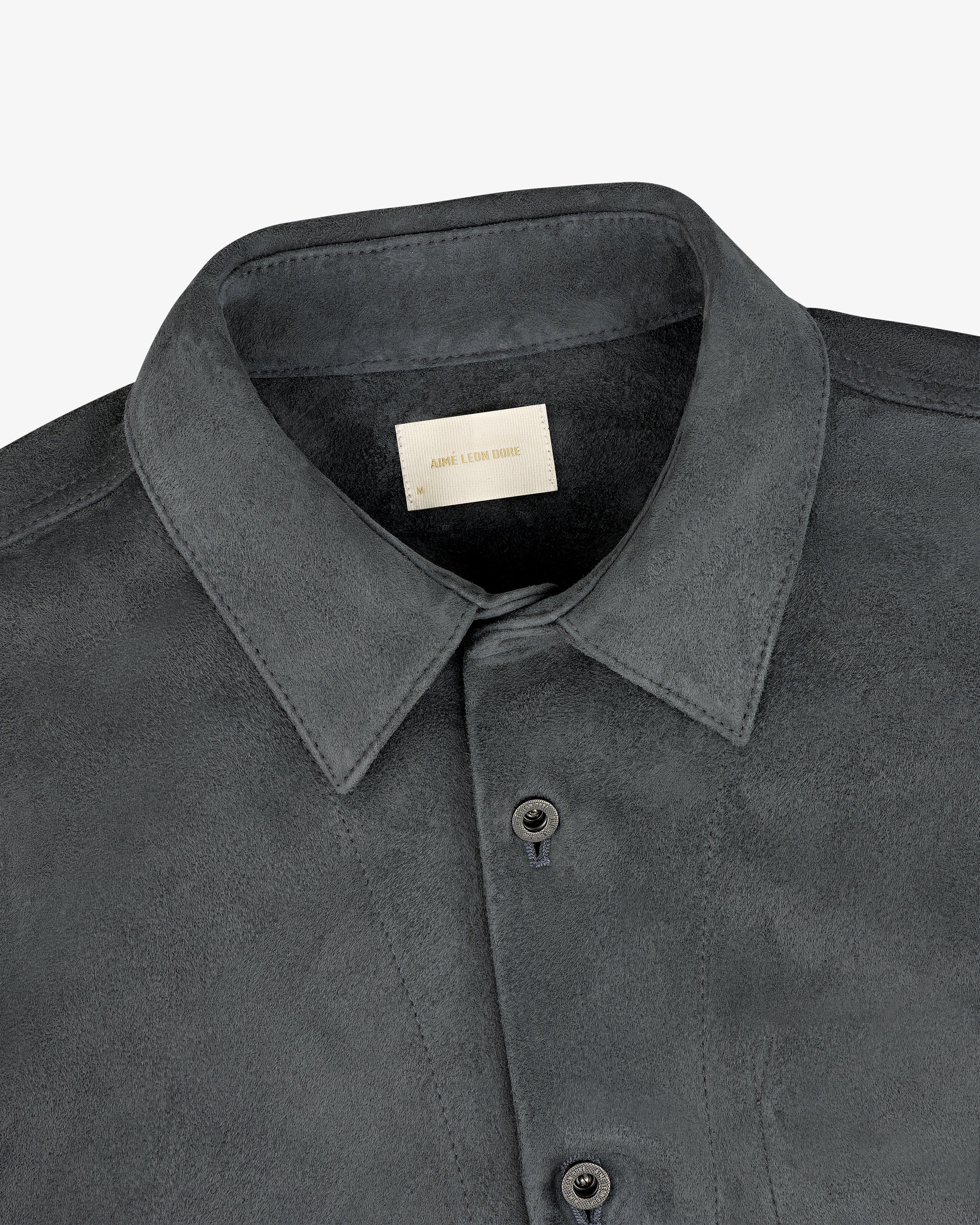 Suede   Overshirt