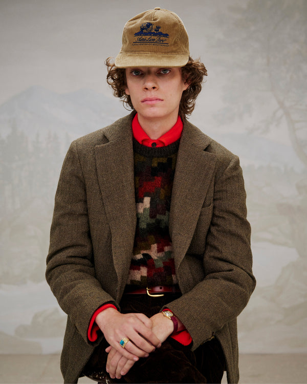 Single-Breasted Boiled Wool Suit Jacket