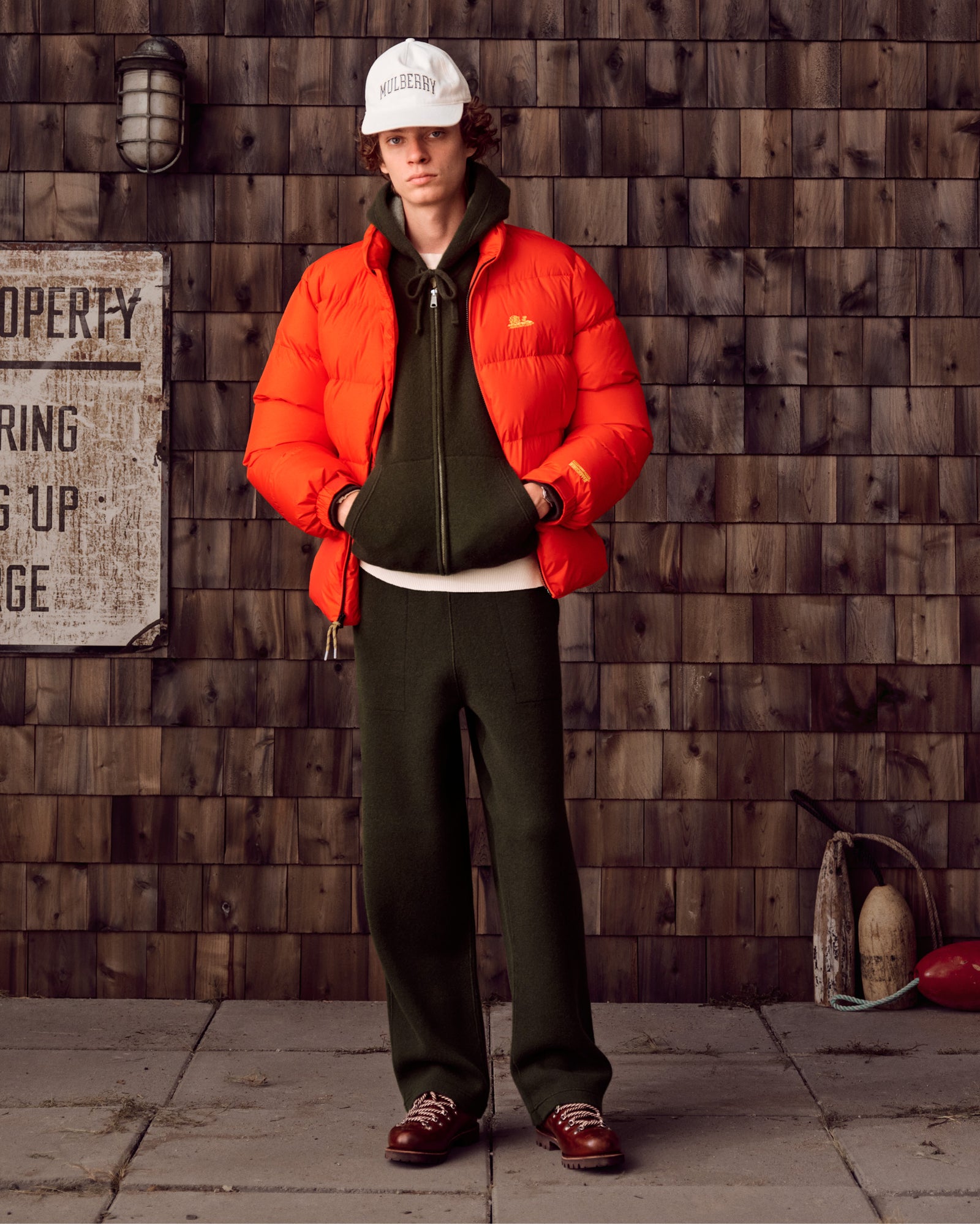 Full-Zip Pavilion Cashmere Hoodie