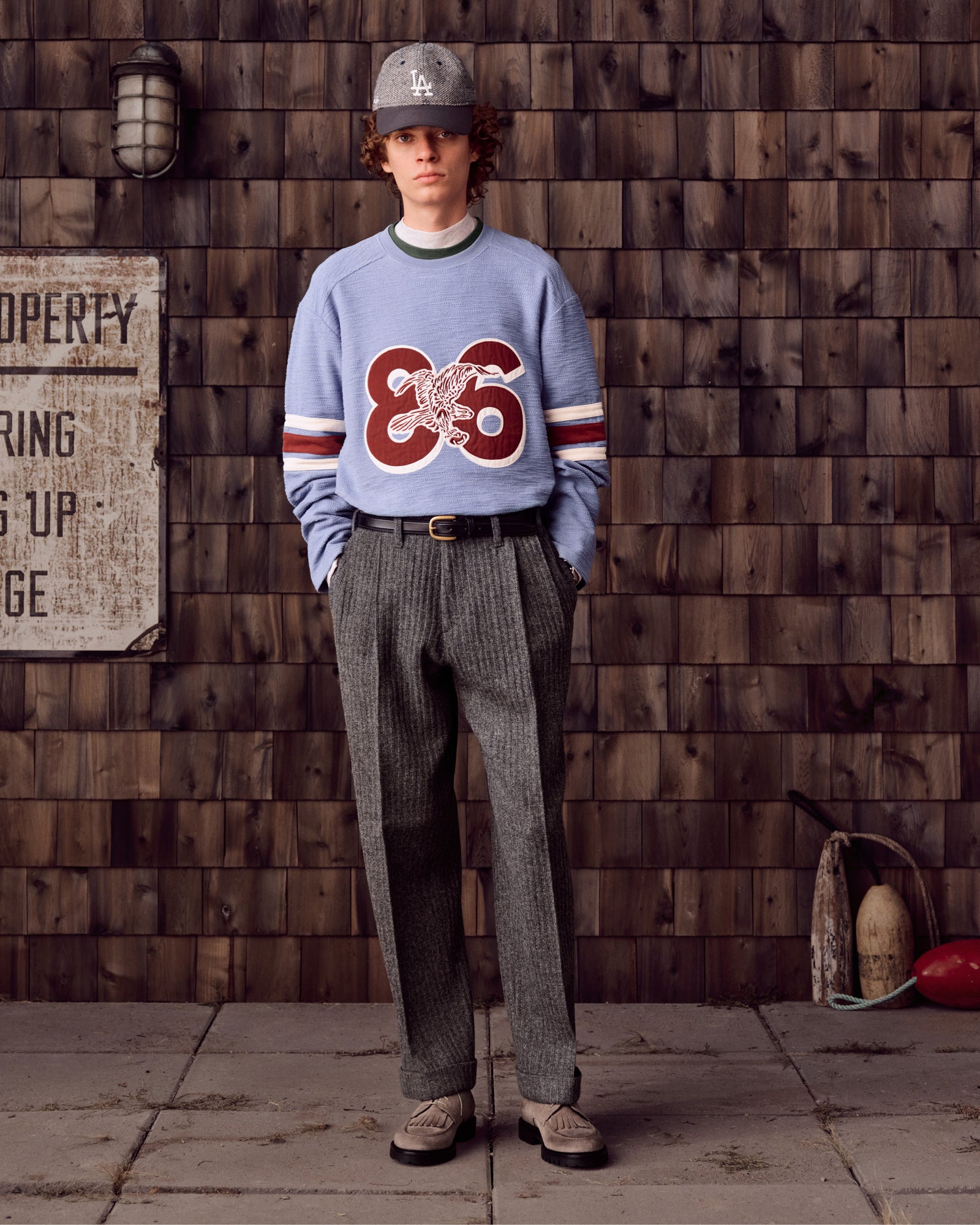 Birdseye Single Pleated Trouser