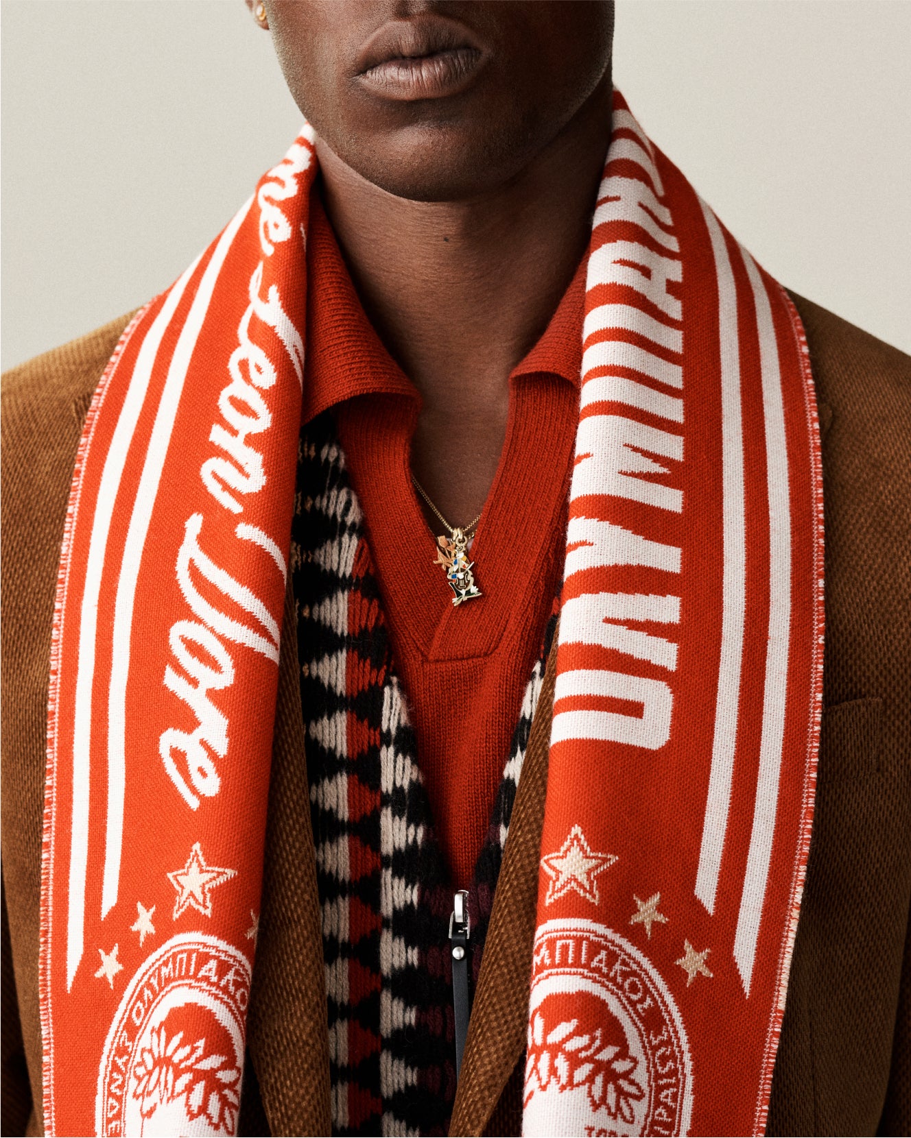 ALD / Olympiacos F.C. Logo Scarf