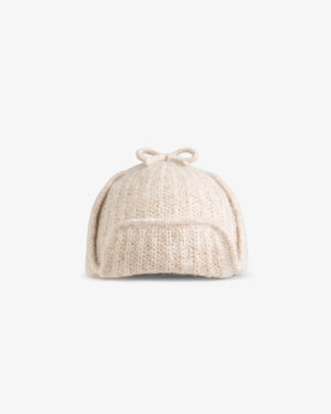 Alpaca Wool Knit Earflap Hat