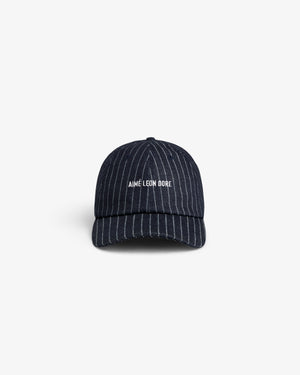 Chalk Stripe Logo Hat