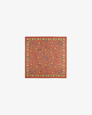 Archival Print Wool Silk Bandana