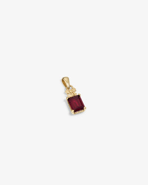 14Kt Gold Crest   Gemstone    Pendant