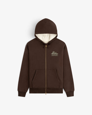 Unisphere Waffle Lined Full-Zip Hoodie
