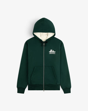 Unisphere Waffle Lined Full-Zip Hoodie