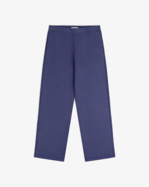 Stone Washed Marina Sweatpants with an elastic waistband, shown wide-leg and flat on a white background.