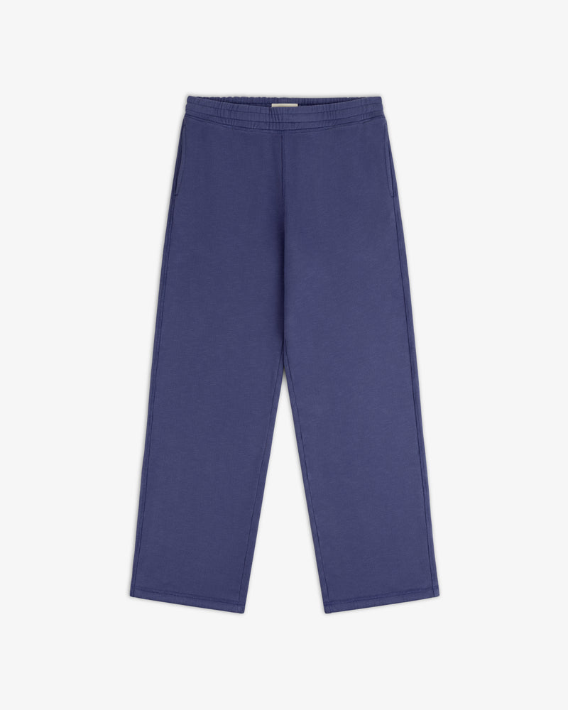Stone Washed Marina Sweatpants with an elastic waistband, shown wide-leg and flat on a white background.