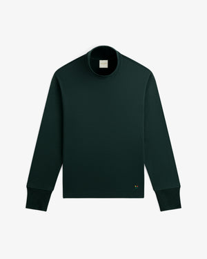 Heavyweight Crest Mockneck Tee