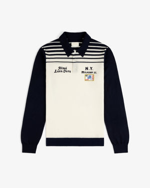Merino Wool Knit Cycling Polo