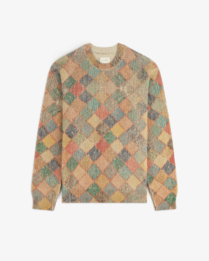 Kilim Argyle Crewneck Sweater