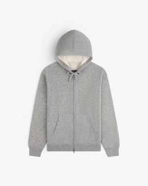 Full-Zip Pavilion Cashmere Hoodie