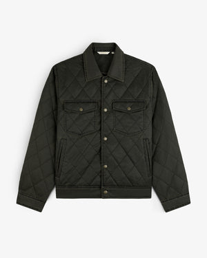 Quilted Trucker Jacket