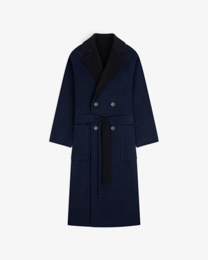 Reversible Double Breasted Top Coat