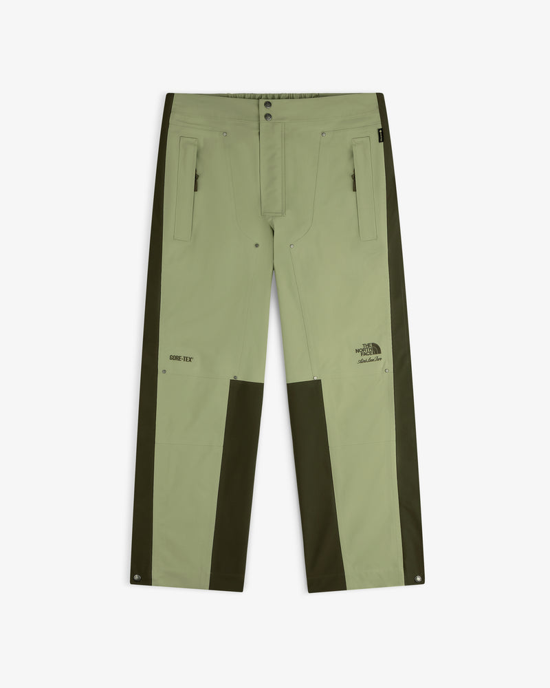 Light/dark green ALD / The North Face GORE-TEX Pant with zip pockets and front logos.