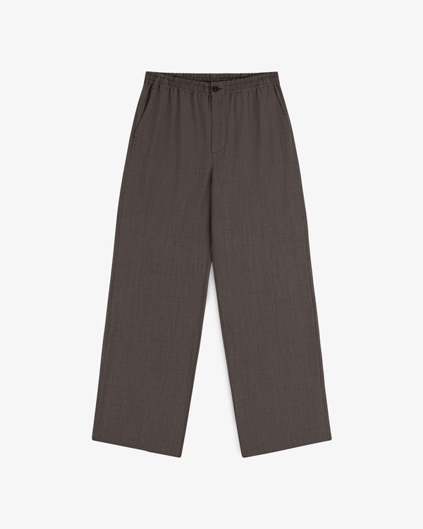 Houndstooth Elasticated Waist Trouser with wide legs and side pockets, shown flat on a white background.