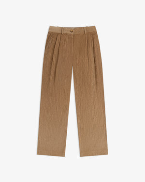 Double Pleated Corduroy Trouser