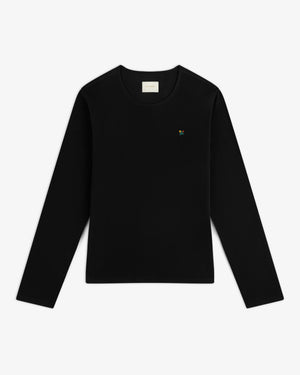 Crest Long-Sleeve Fleece Tee
