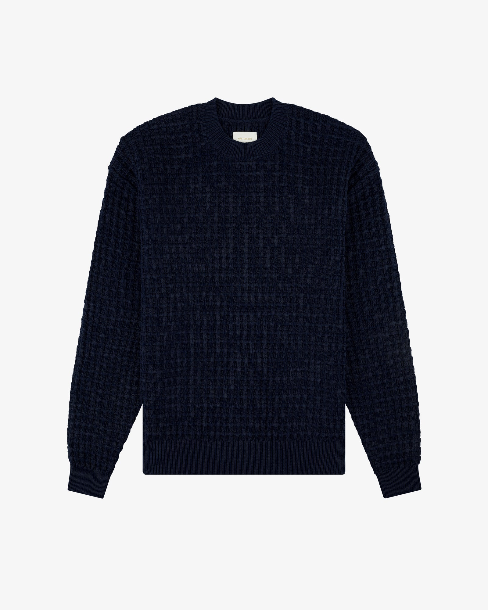 Waffle Crewneck Sweater