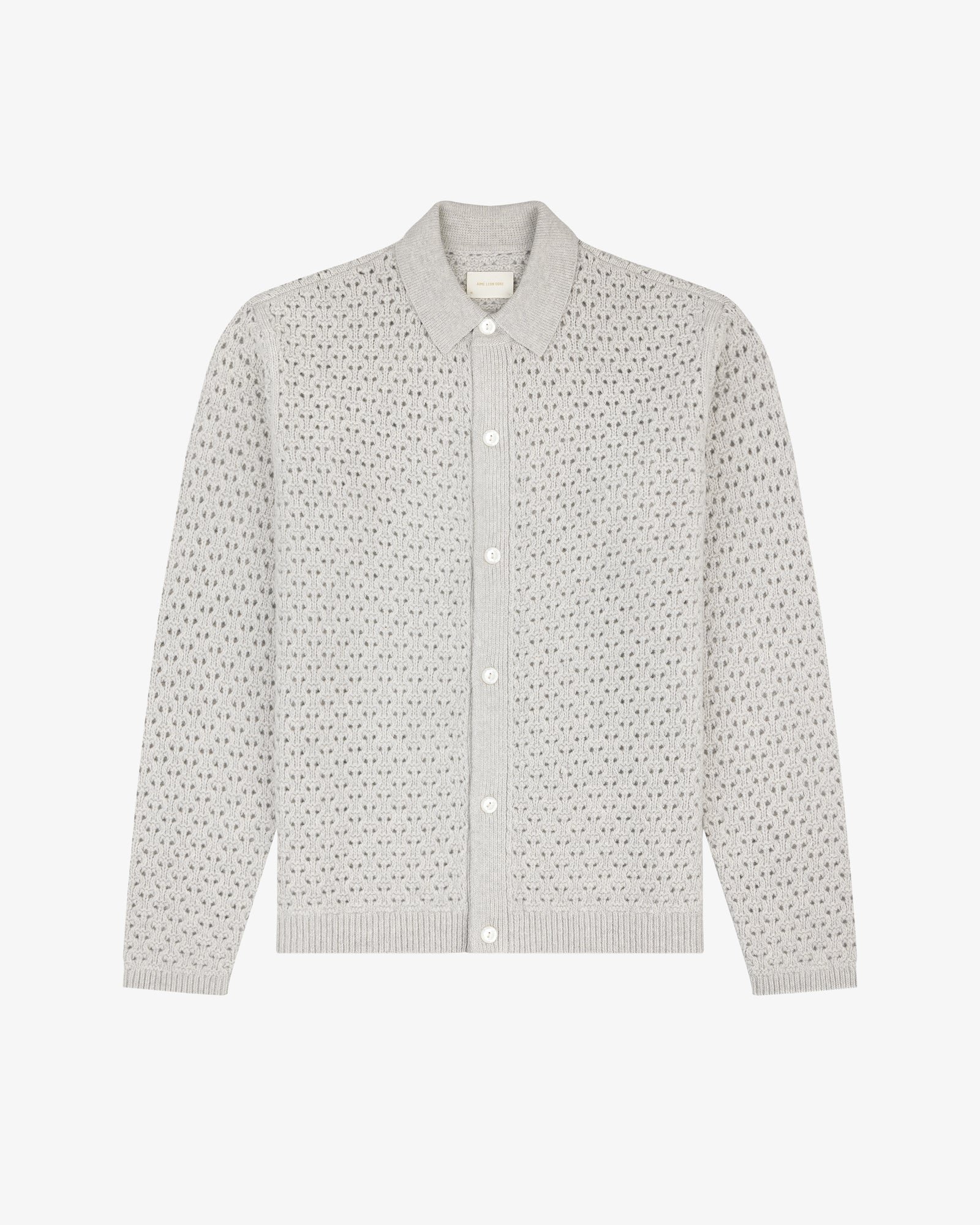 Knit Polo      Cardigan