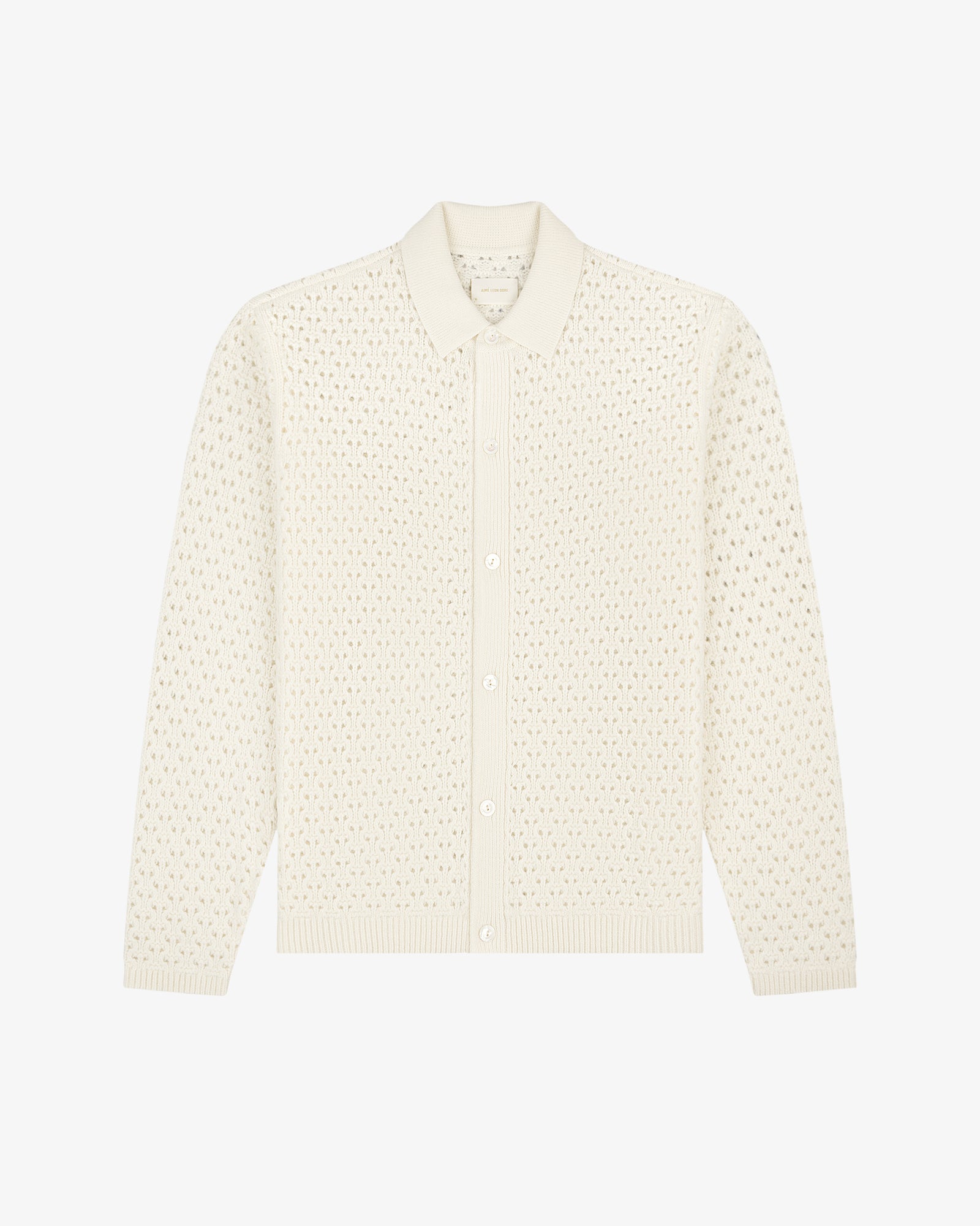 Knit Polo      Cardigan