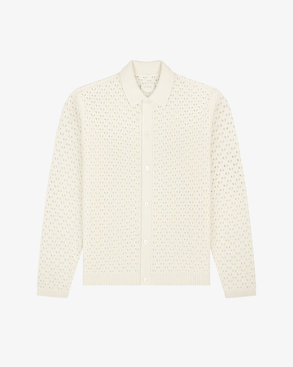 Knit Polo      Cardigan