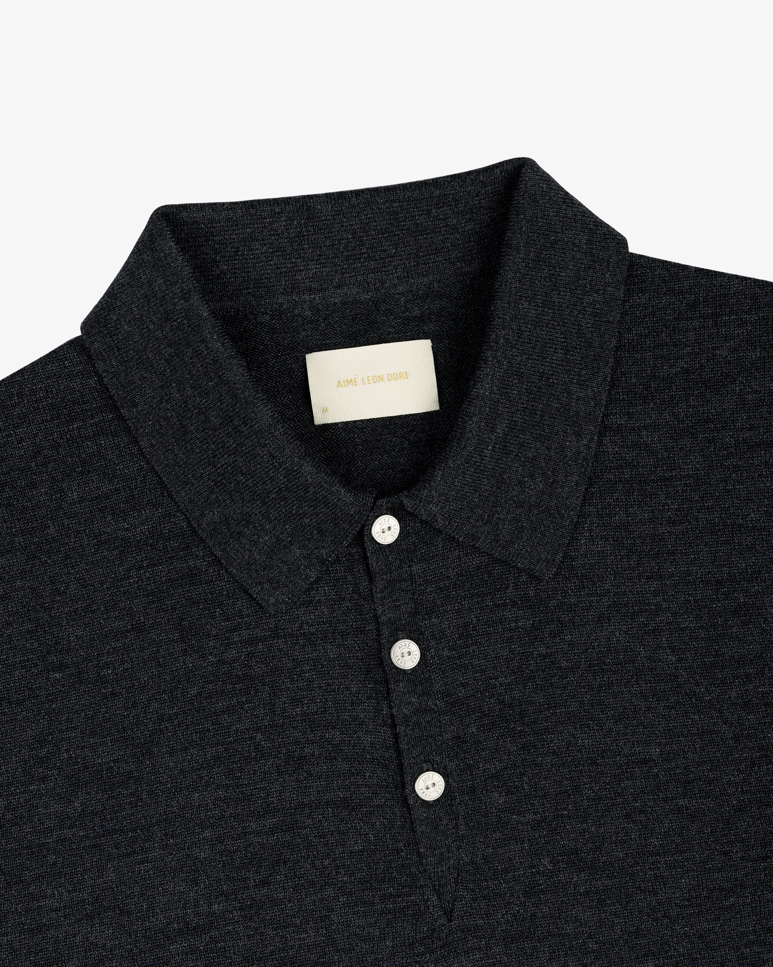 Long-Sleeve Merino Polo