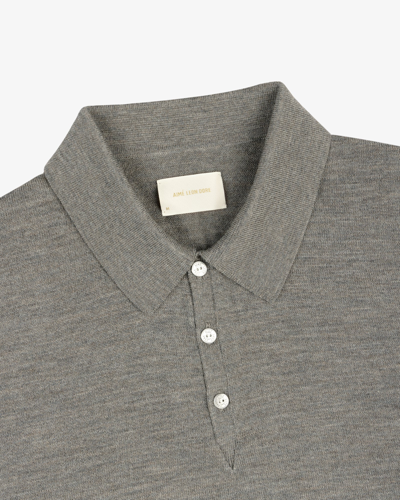 Long-Sleeve Merino Polo