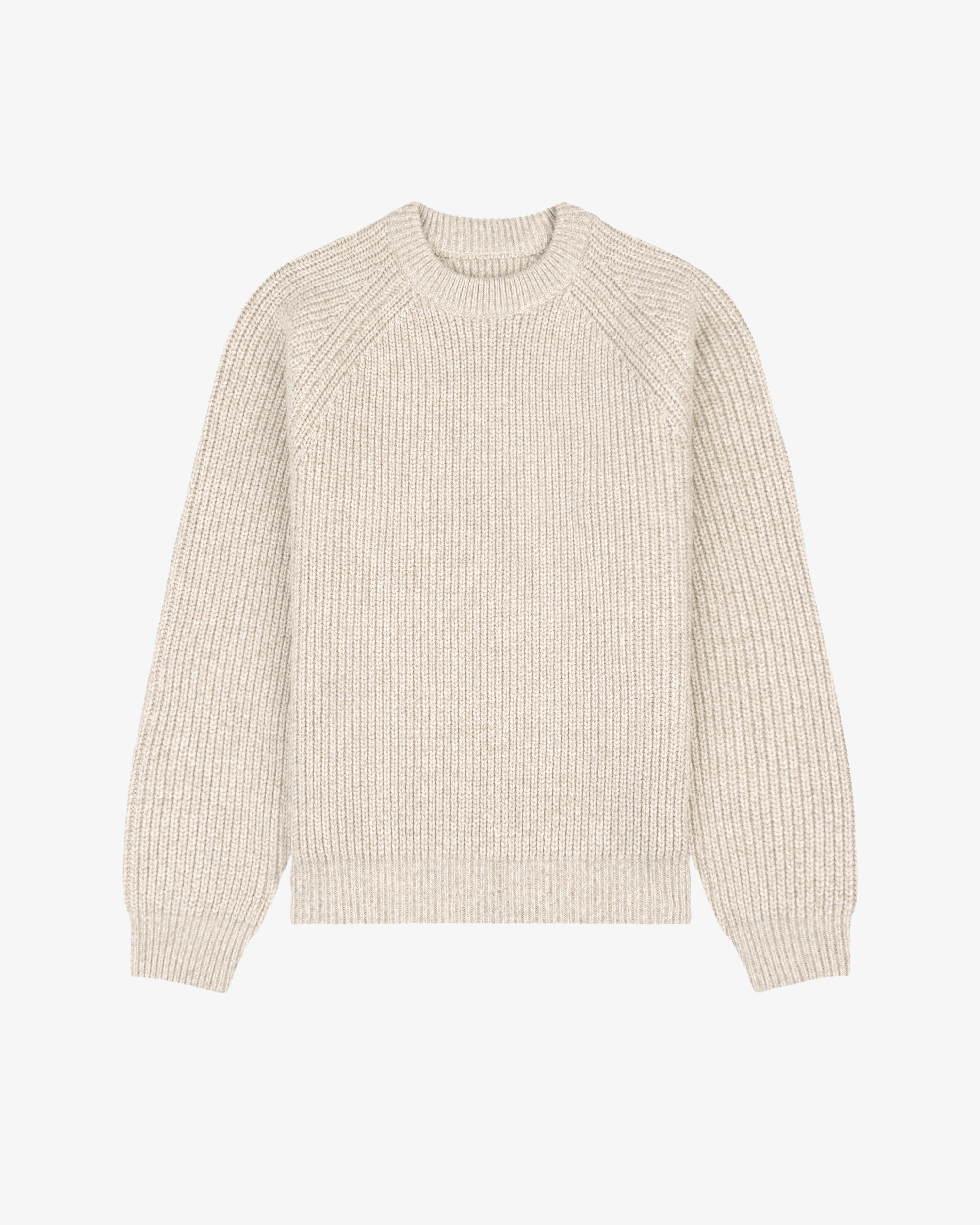 Heavyweight Shaker Stitch Crewneck