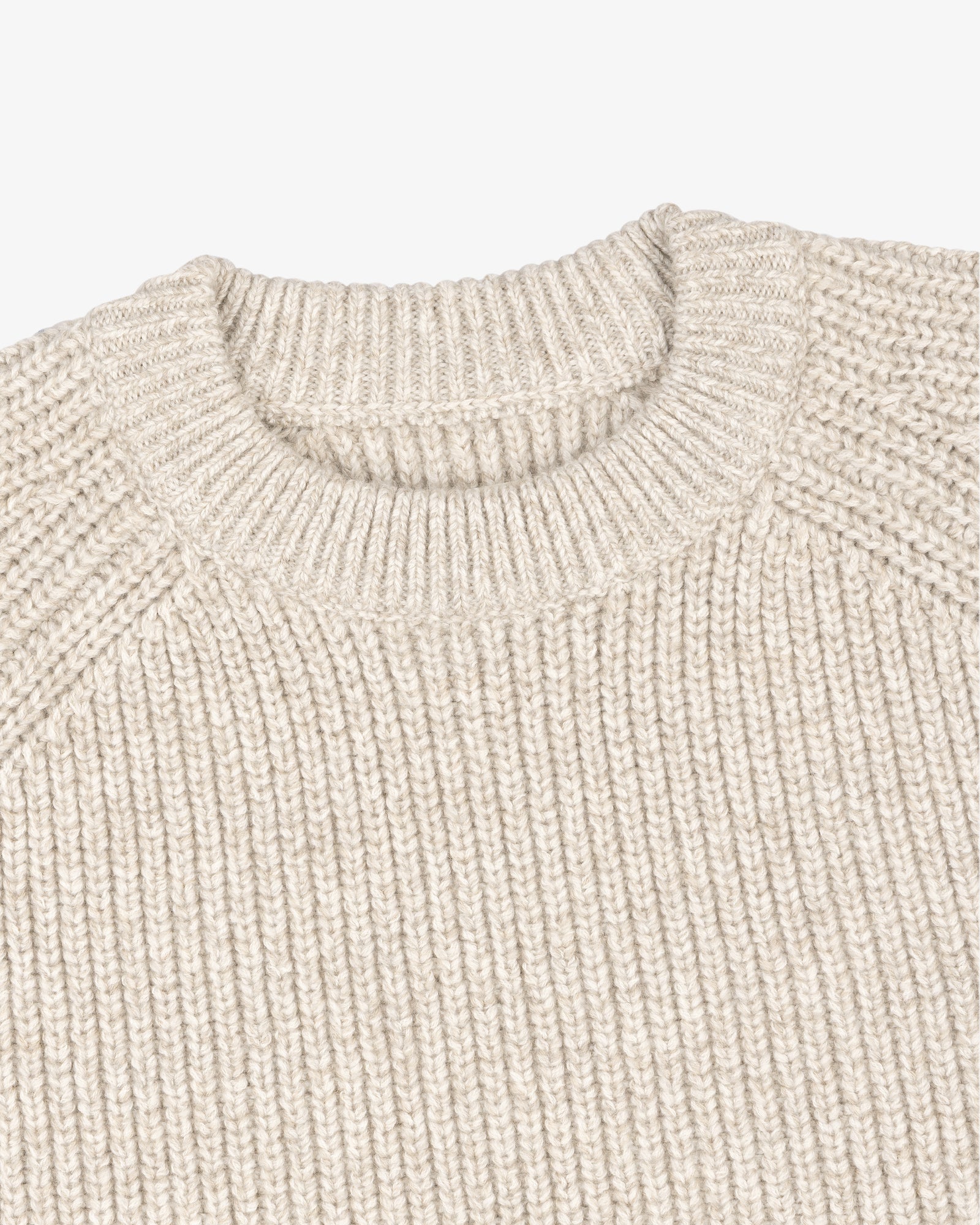 Heavyweight Shaker Stitch Crewneck