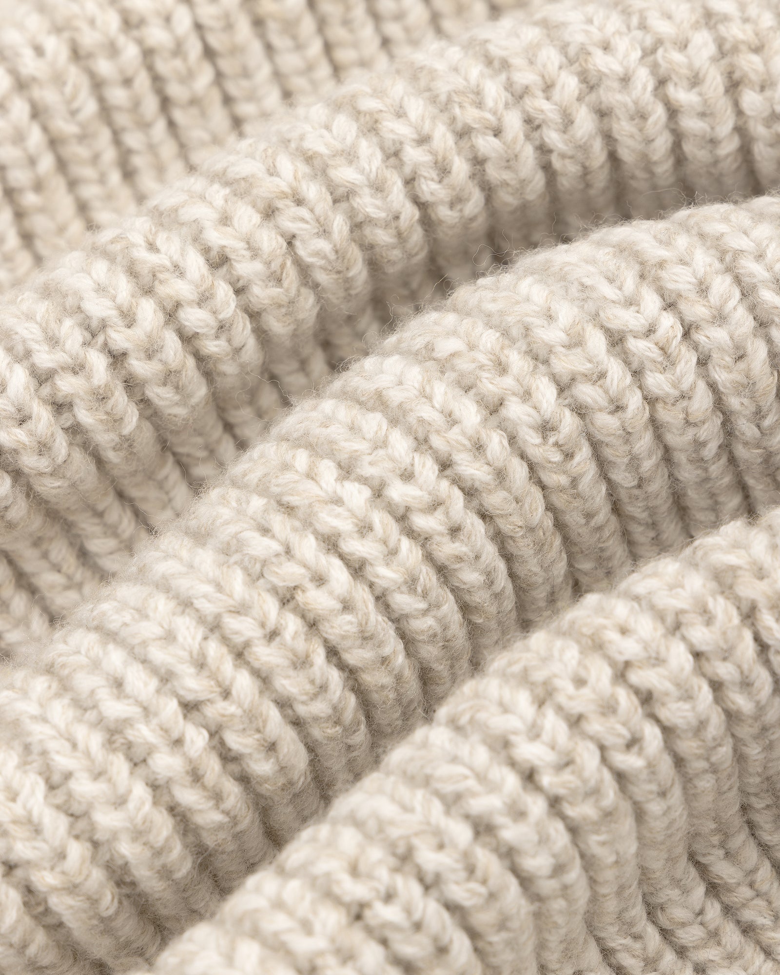 Heavyweight Shaker Stitch Crewneck