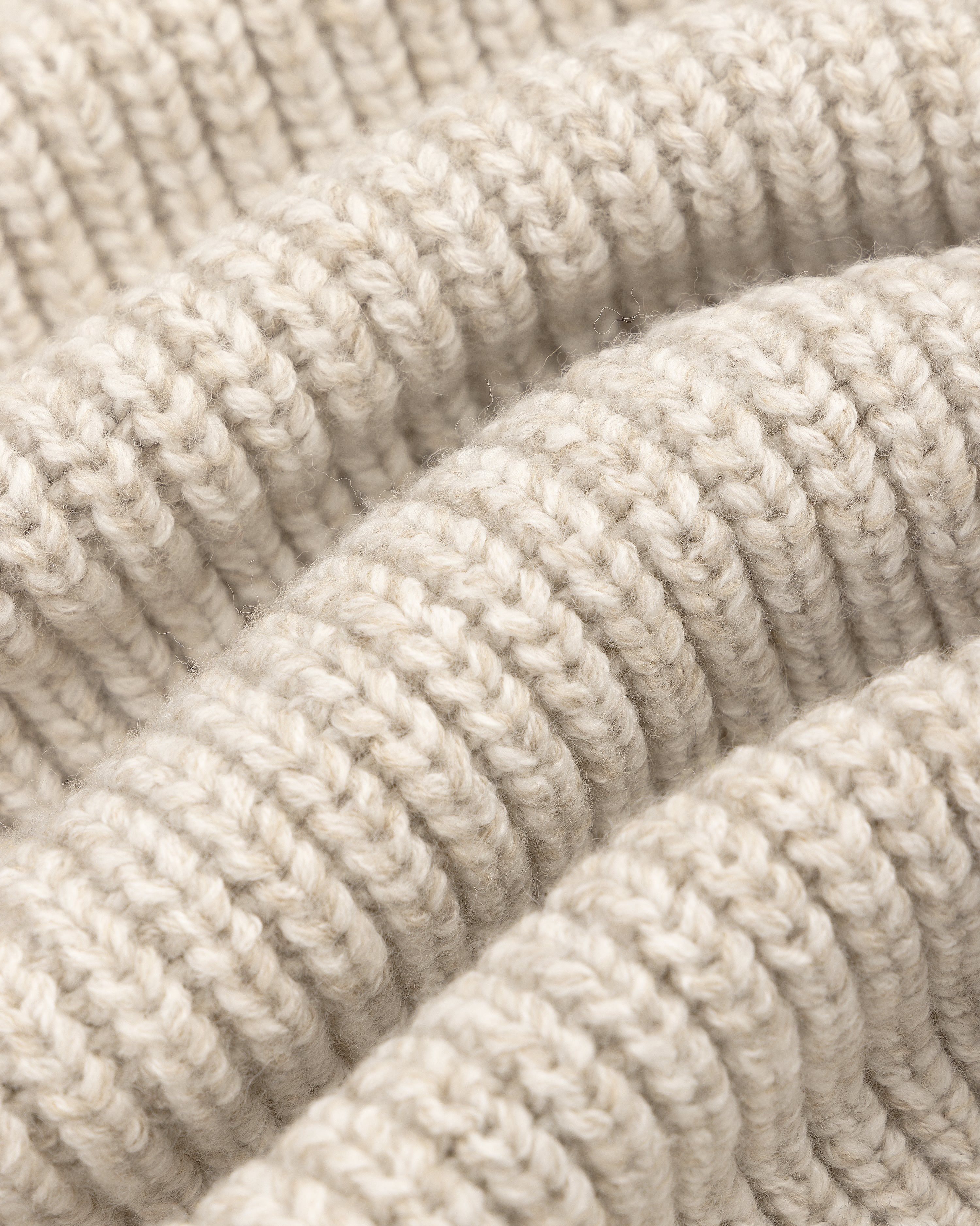 Heavyweight Shaker Stitch Crewneck