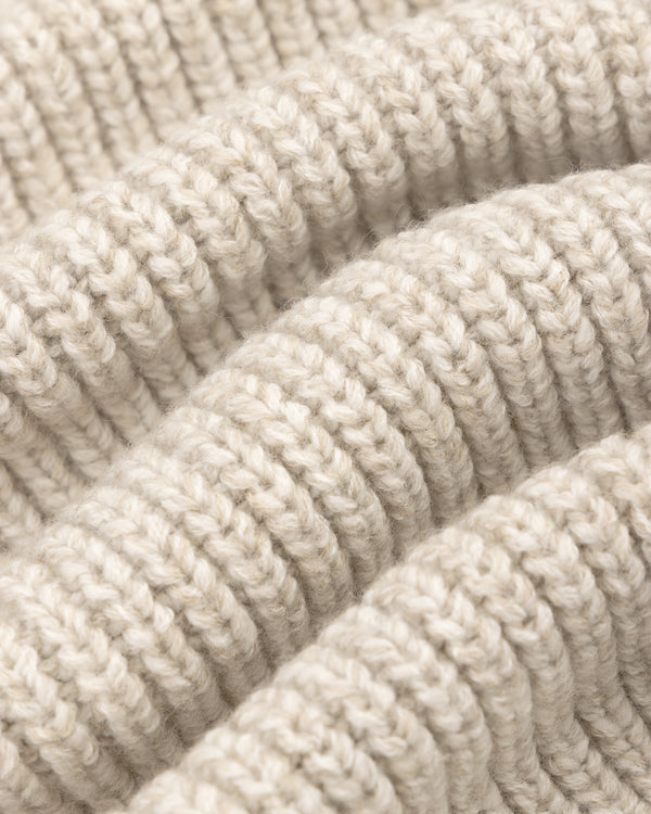 Heavyweight Shaker Stitch Crewneck